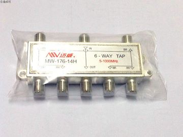 迈威 MW-176有线电视分支器1分6 有线电视分支器 一分六分支器